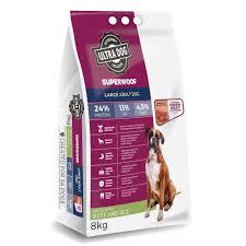 Ultra Pet Super Woof Large Adult Dog Beef & Rice 8kg
