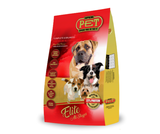 Supreme Pet Elite All Stages Roast Beef Flavour 8 kg Adult