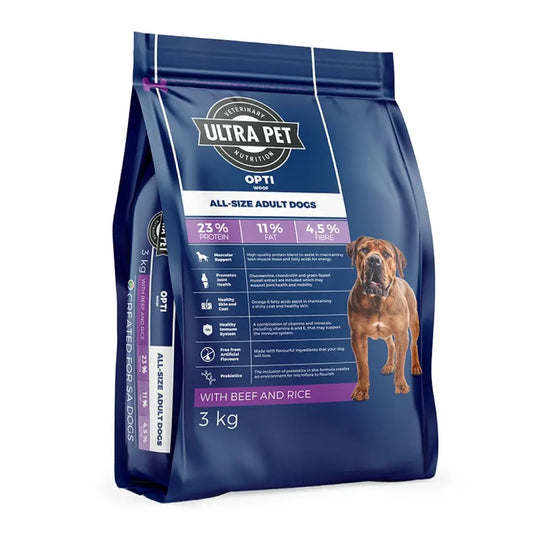 Ultra Pet Optiwoof All Size Adult Beef & Rice