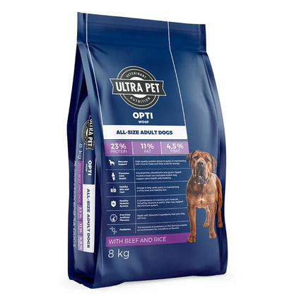 Ultra Pet Optiwoof All Size Adult Beef & Rice