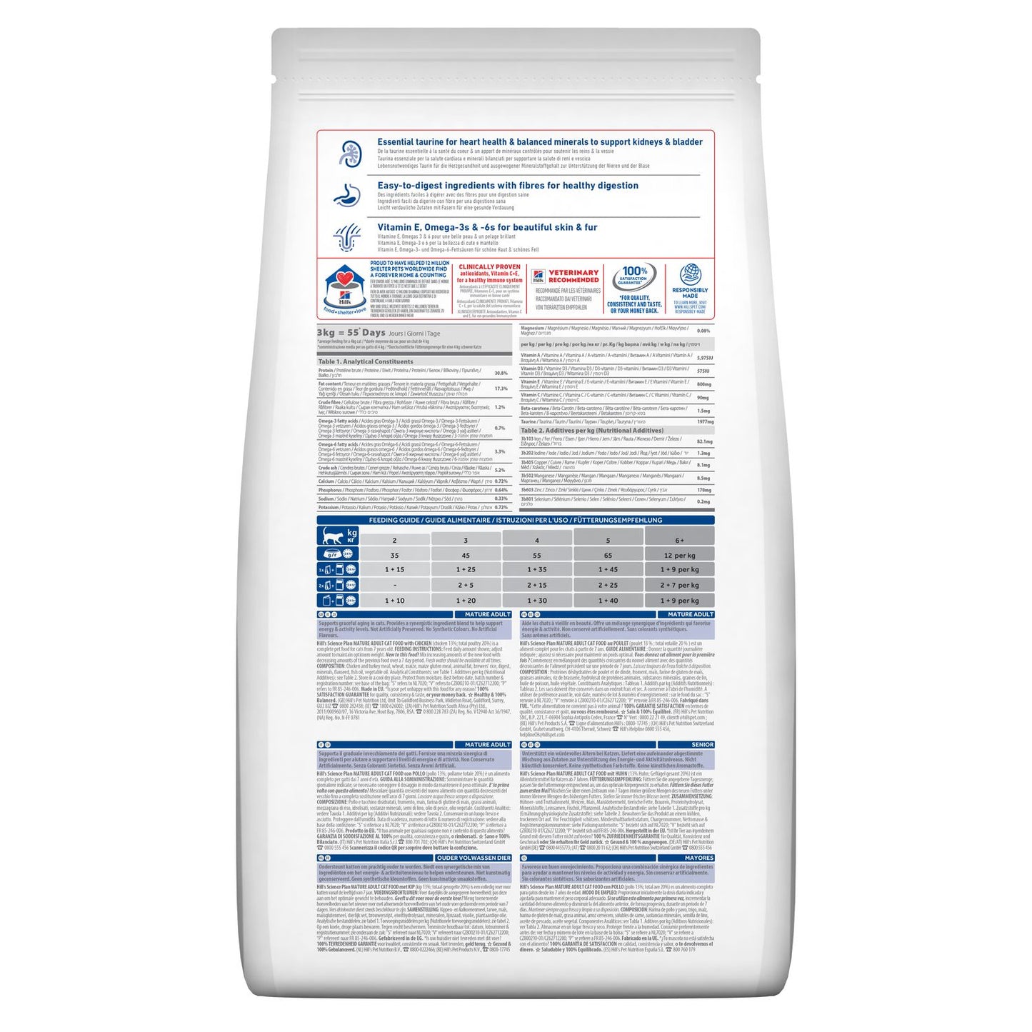 Hill's Mature Adult Cat Chicken Flavour