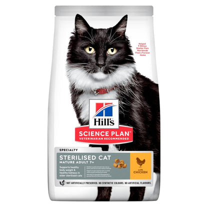 Hill's Mature Adult Sterilised Cat 3kg