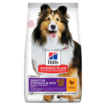 Hill's Sensitive Stomach & Skin - Medium&Large Breed Adult
