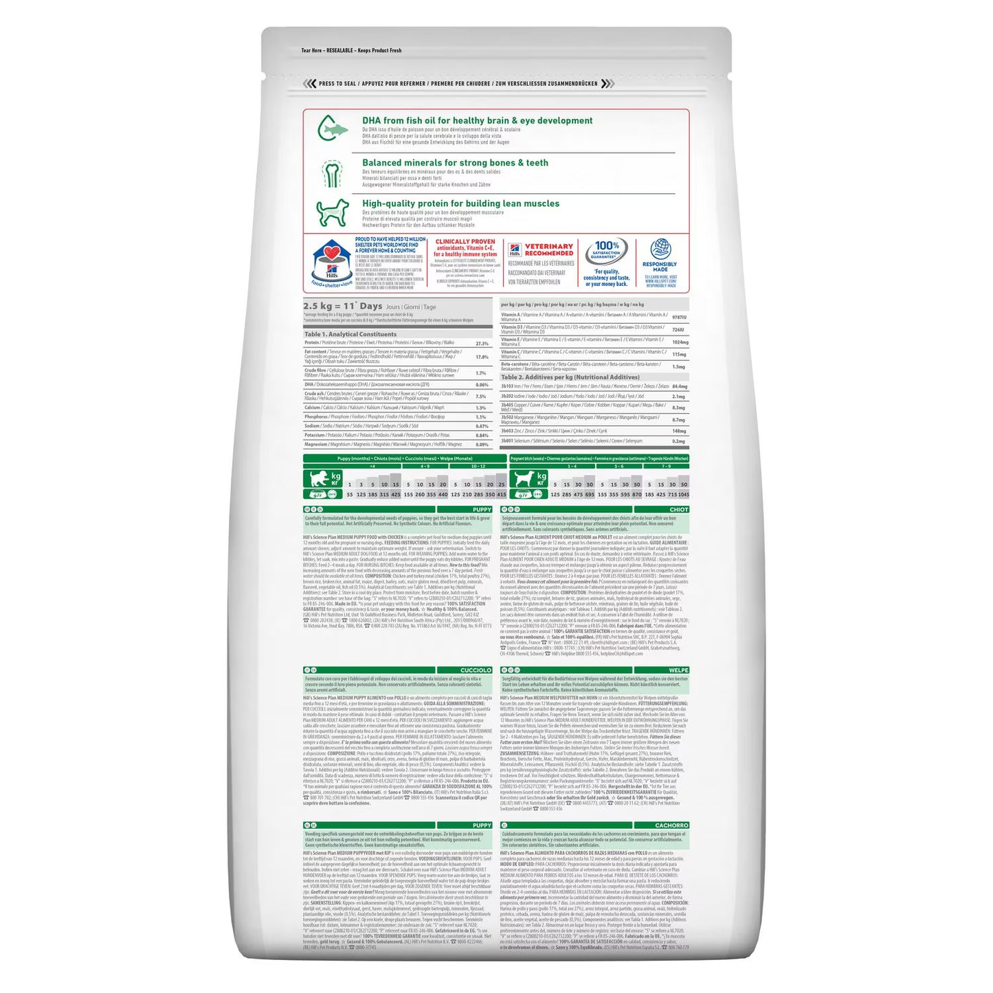 Hills Puppy Medium Chicken