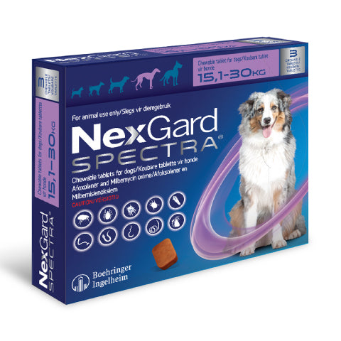 Nexgard Spectra 15,1kg - 30kg