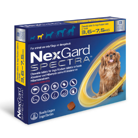 Nexgard Spectra 3,6 - 7,5 kg