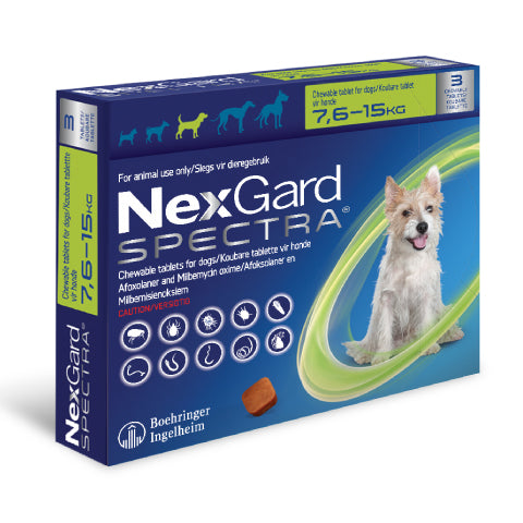 Nexgard Spectra 7,6kg - 15kg