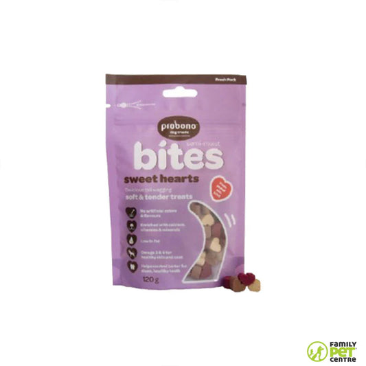 Probono Bites Sweet Hearts 120g Sachet