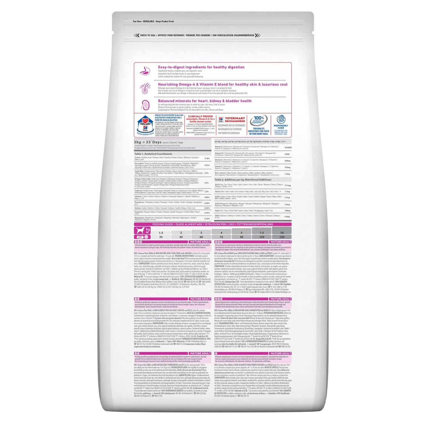 Hill's Small&Mini Mature Adult 7+ Dog Food