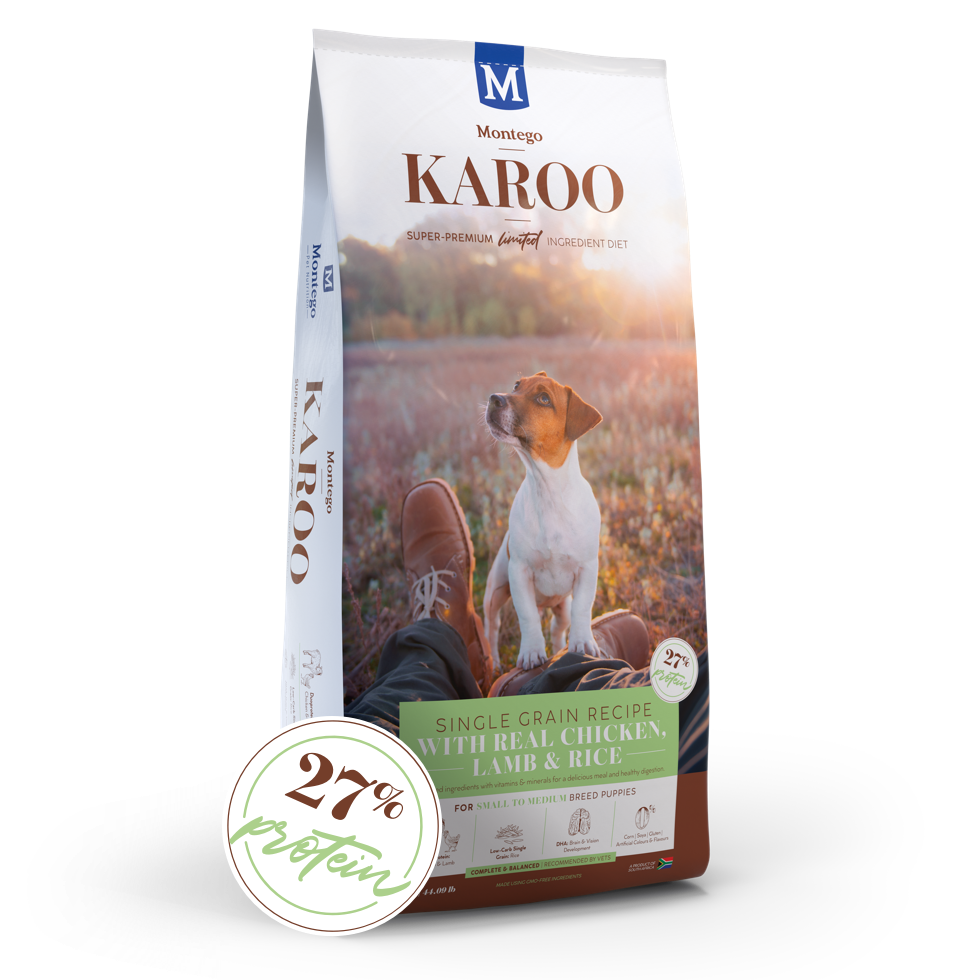 Montego Karoo S/M Puppy Chicken, Lamb & Rice