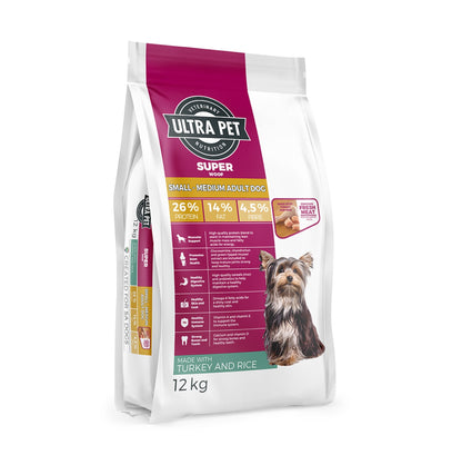 Ultra Pet Superwoof S-M Adult Turkey & Rice