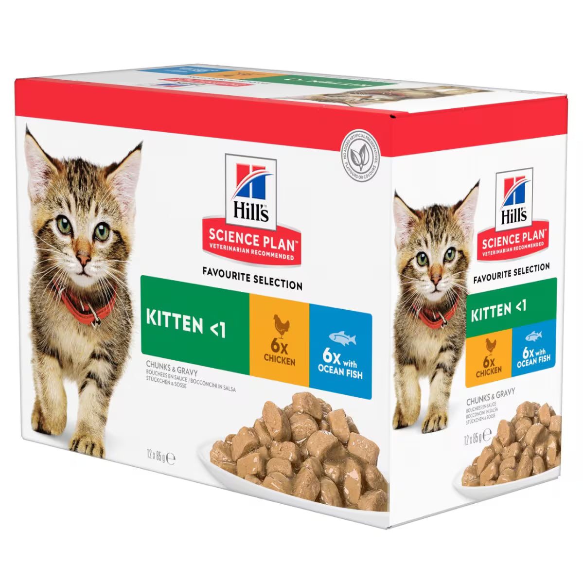 Hill's Kitten Wet Chicken & Ocean Fish Box
