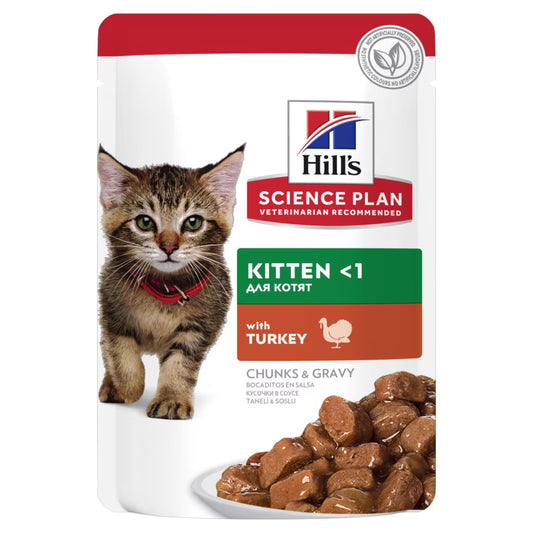 Hill's Kitten Wet Turkey Pouch