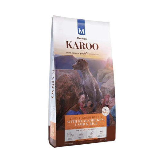 Montego Karoo Single Grain Chicken+Lamb & Rice  15 kg Adult