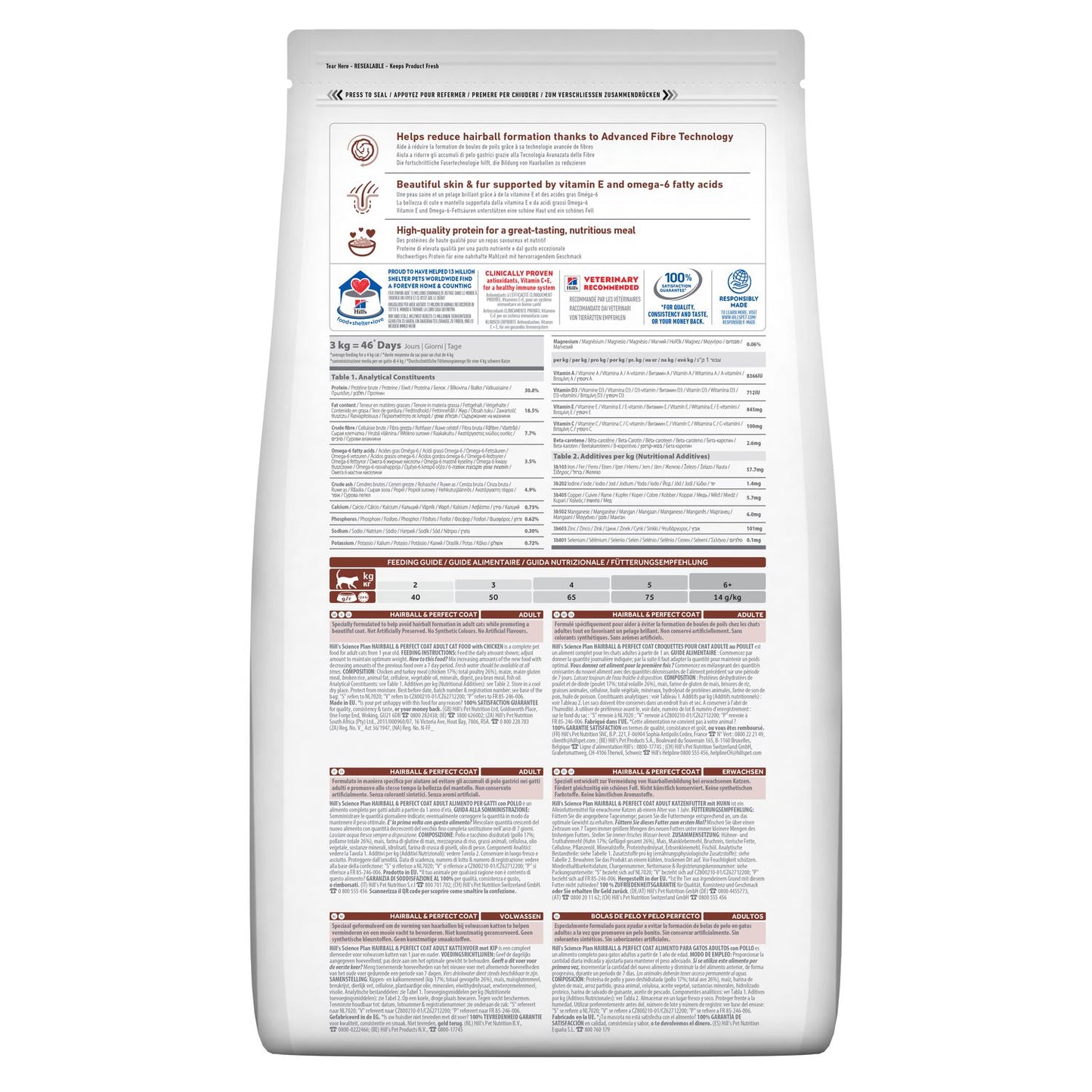 Hill's Hairball & Perfect Coat Cat