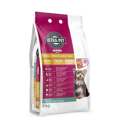 Ultra Pet Superwoof S-M Adult Turkey & Rice
